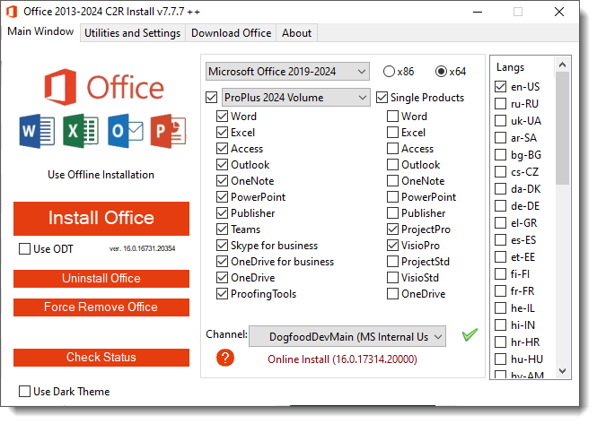Иконка Office C2R Install